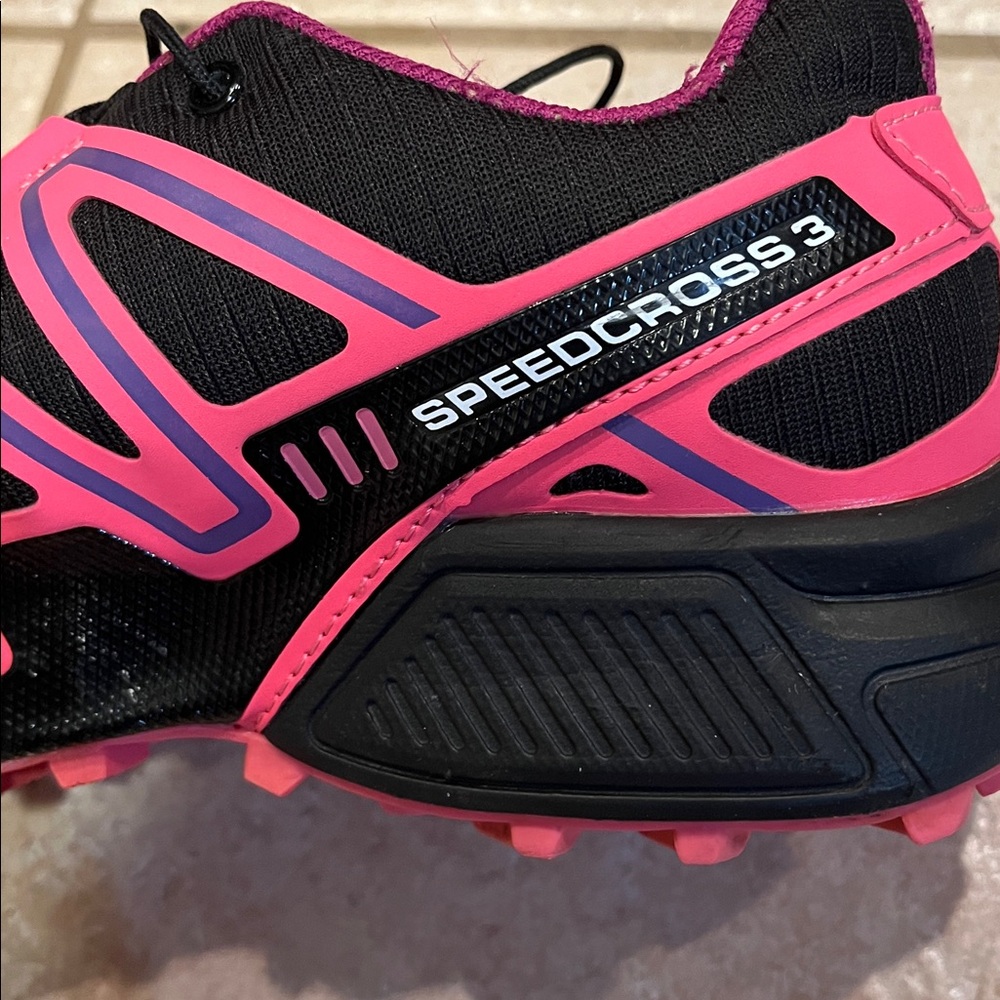 Salomon Speedcross 3 CS Trail Running Shoes in Black and Pink Women’s Size 9 - Picture 12 of 13